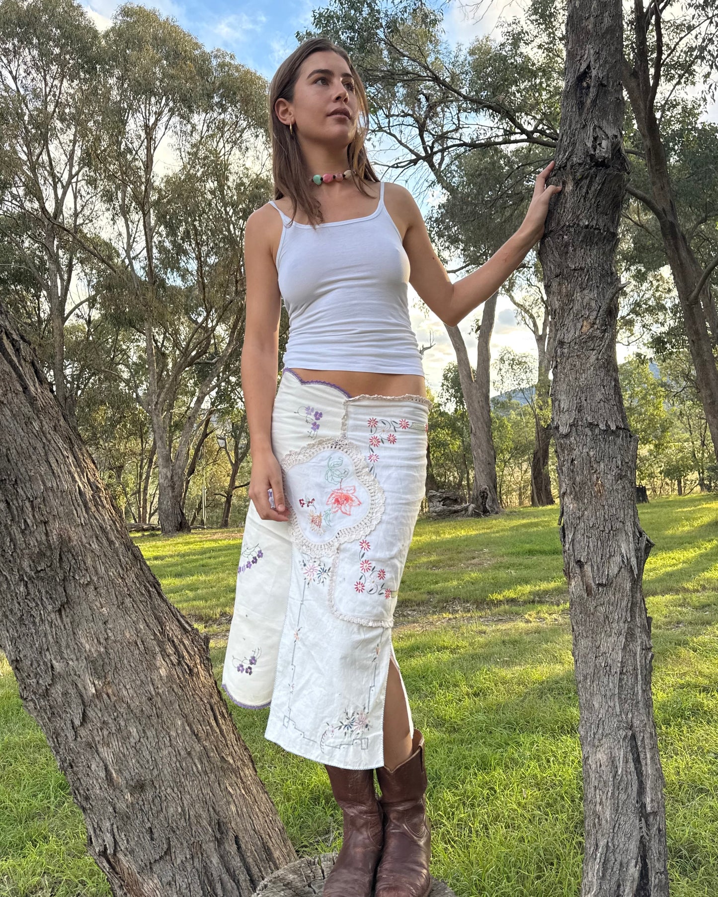 Floral Midi Skirt