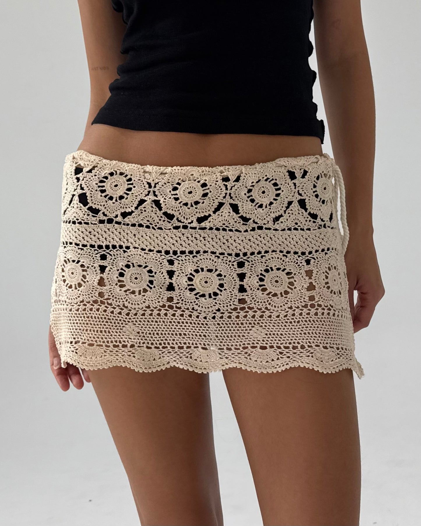 Coffee Mini Skirt