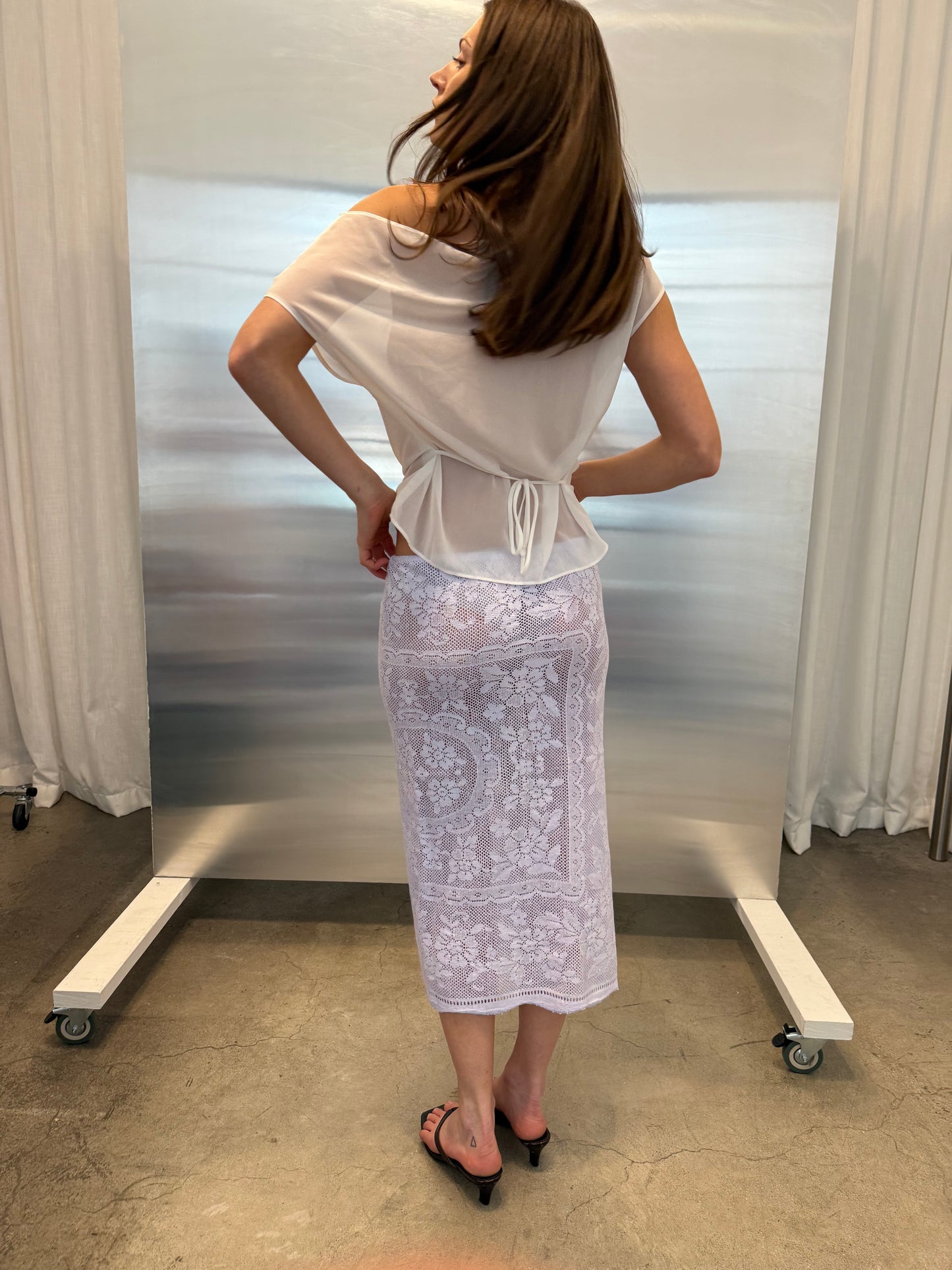 Floral Midi Skirt