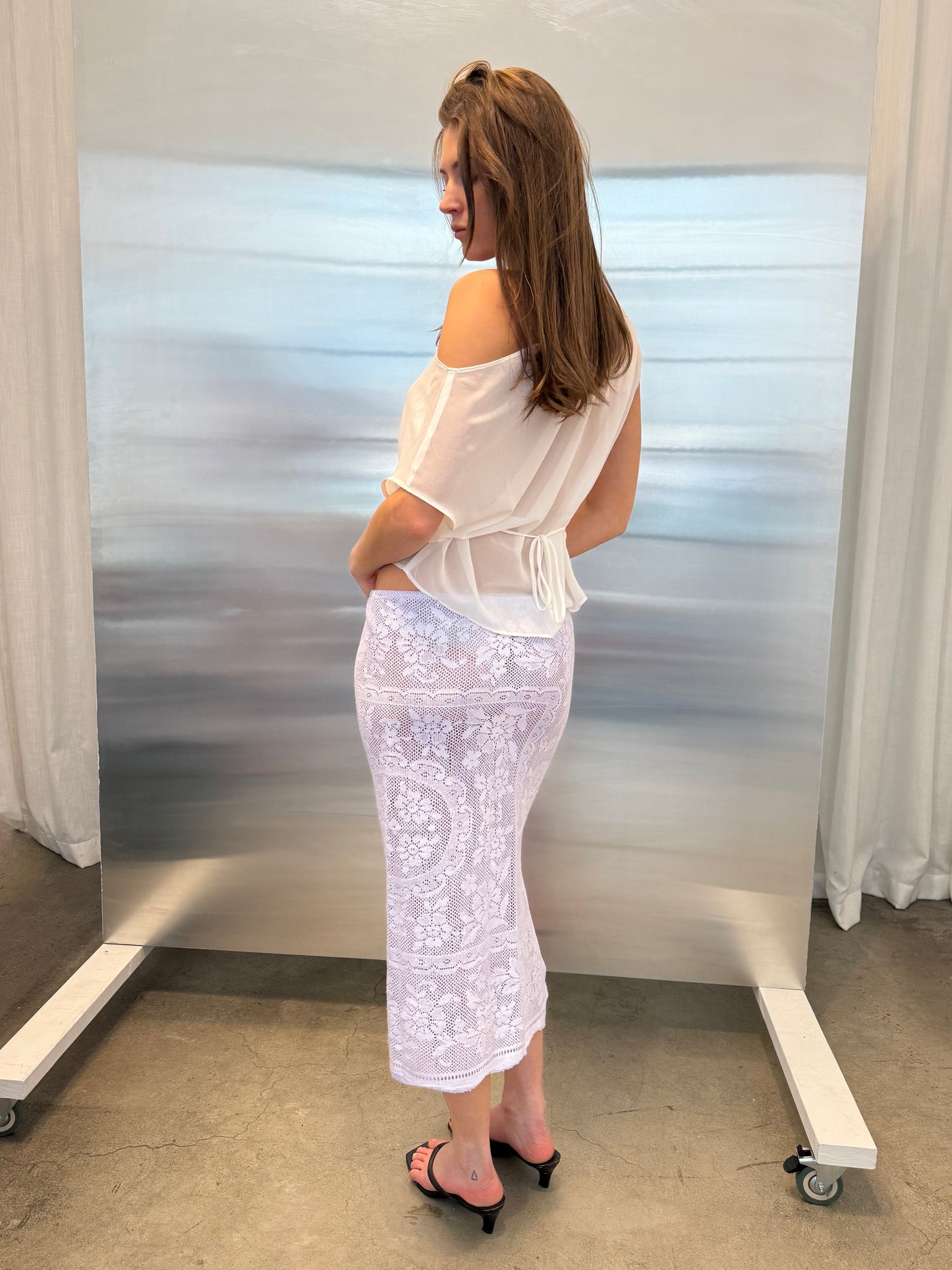 Floral Midi Skirt