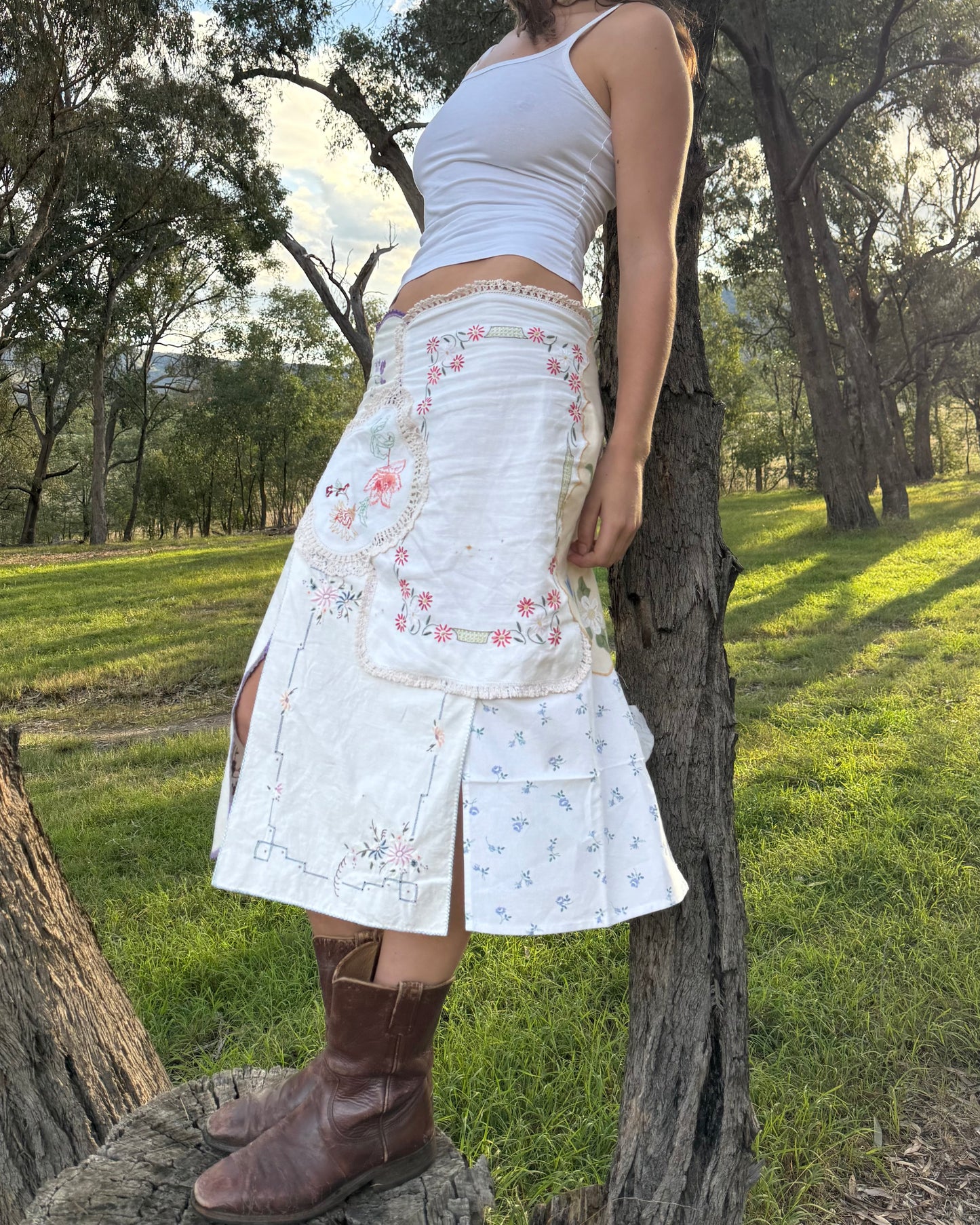 Floral Midi Skirt