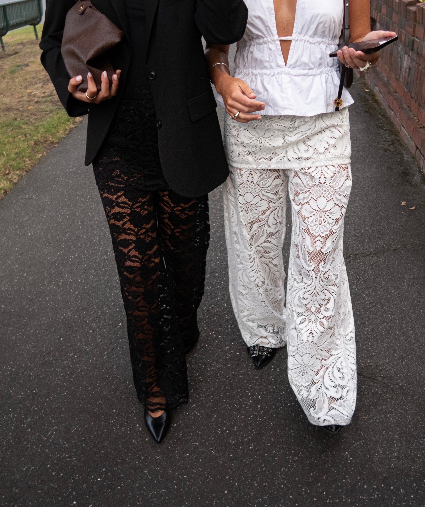 White Skirt Pants