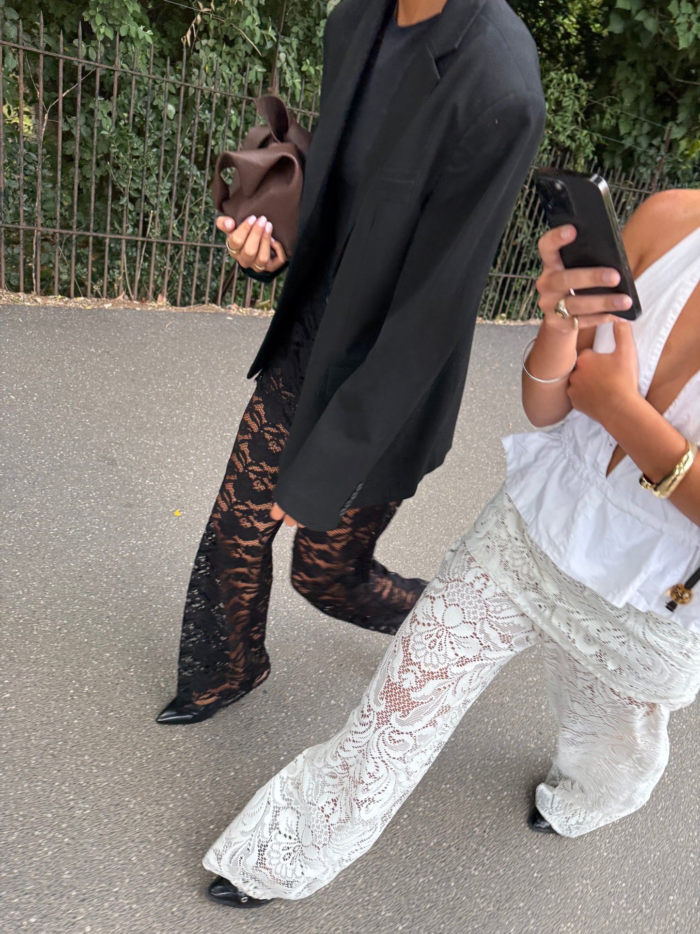 White Skirt Pants
