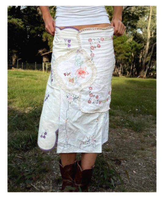 Floral Midi Skirt