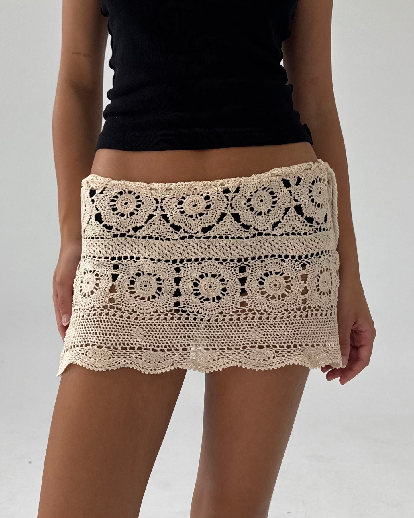 Coffee Mini Skirt