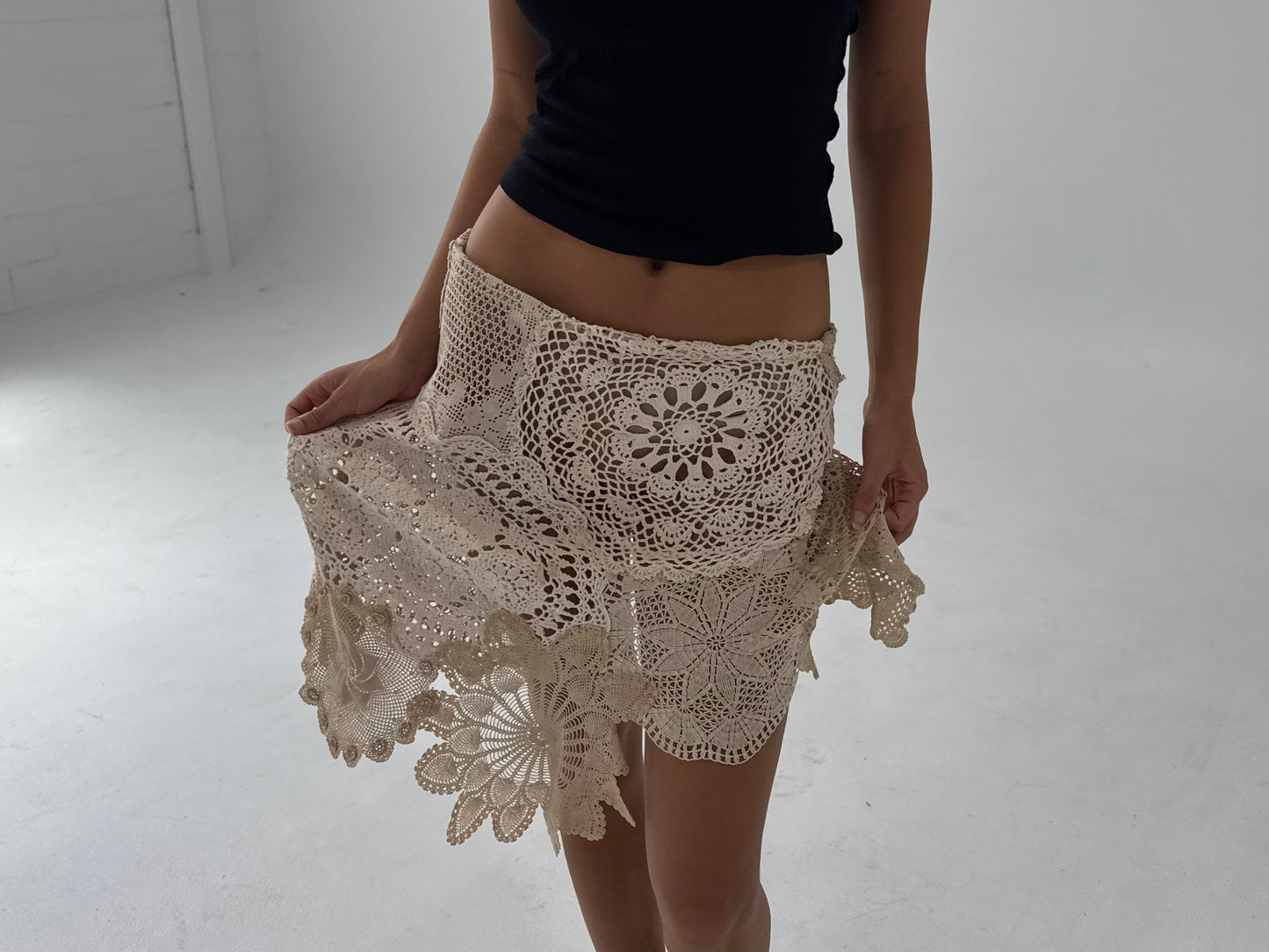 Coffee Doily Skirt