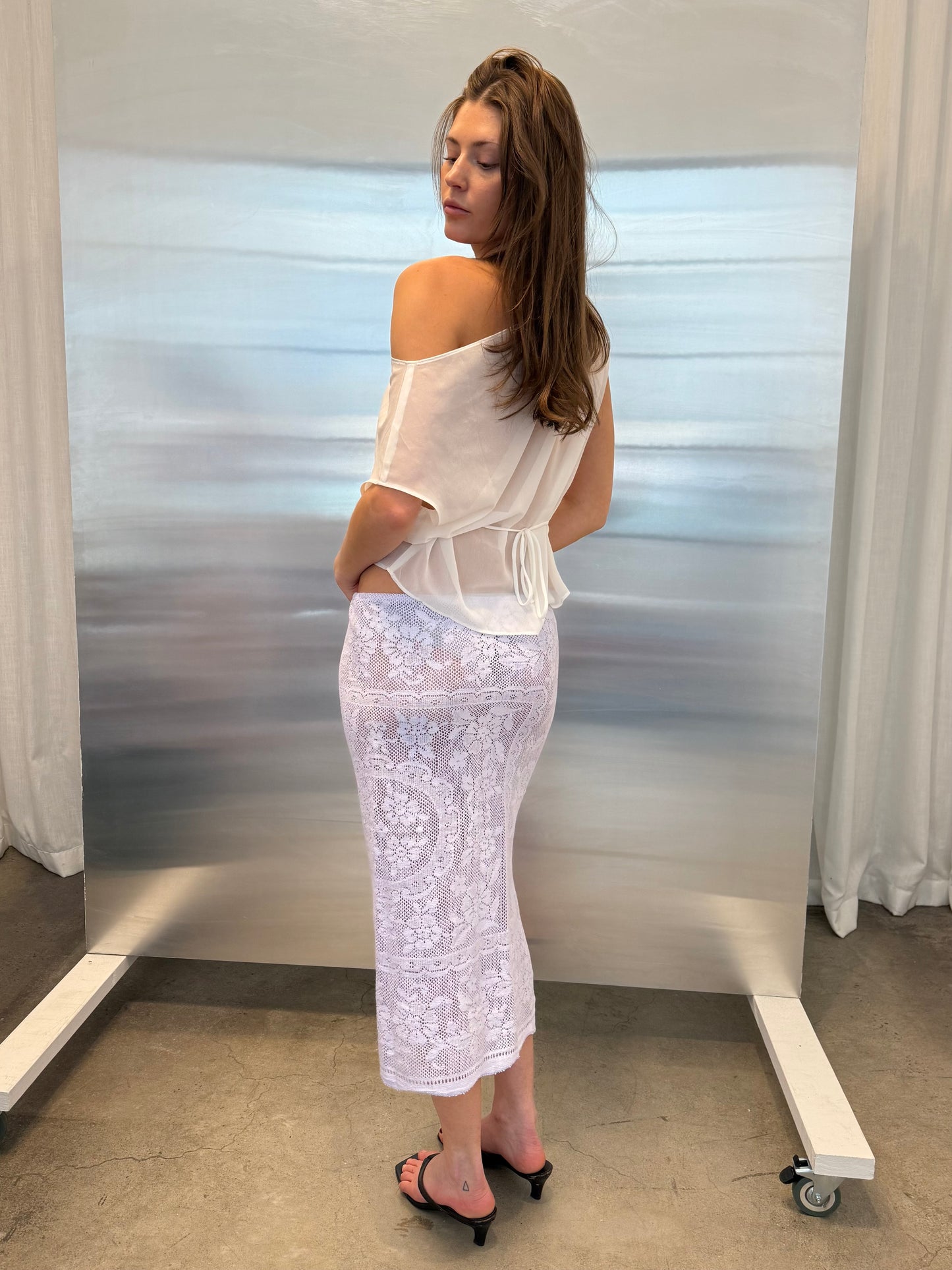 Floral Midi Skirt