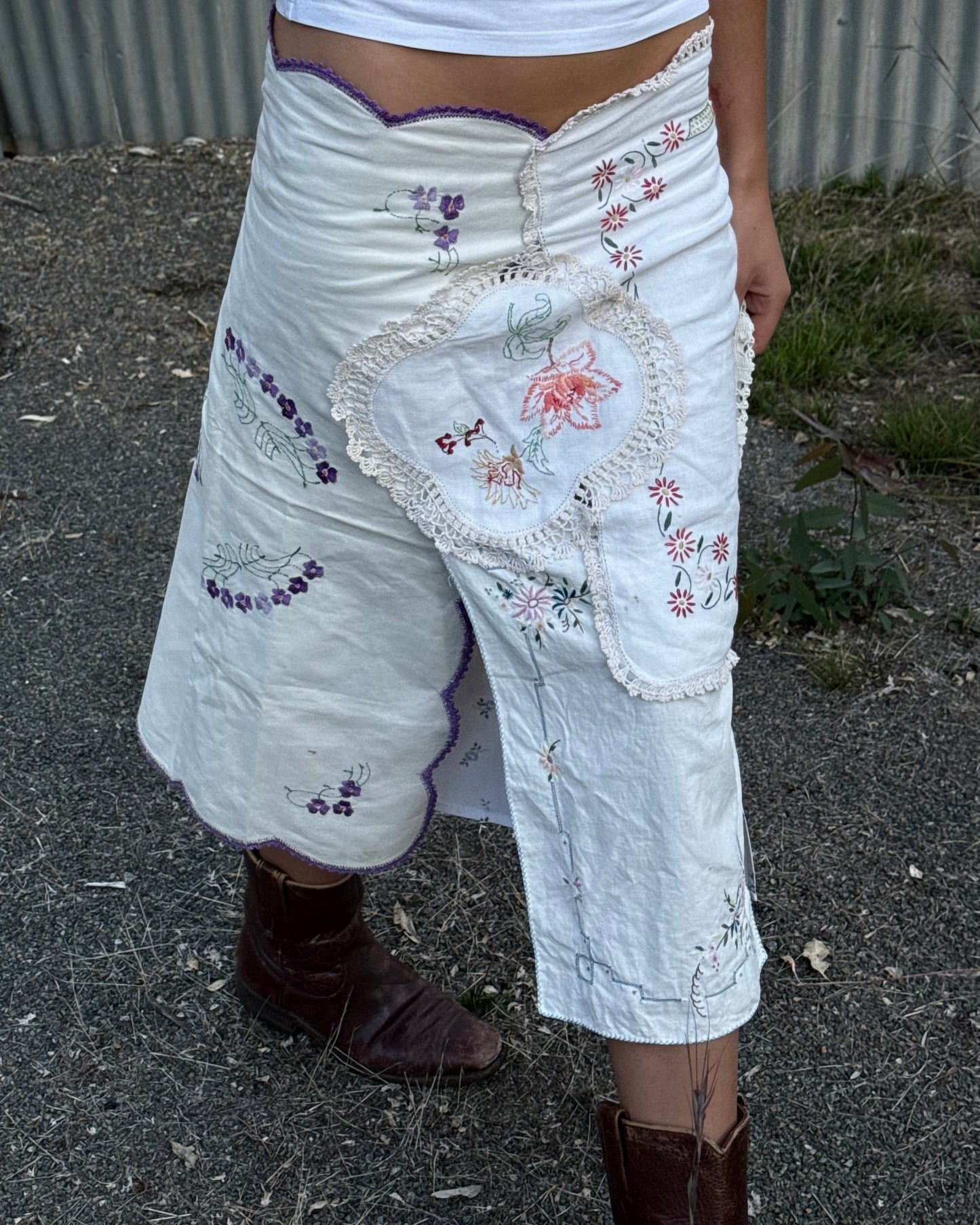 Floral Midi Skirt