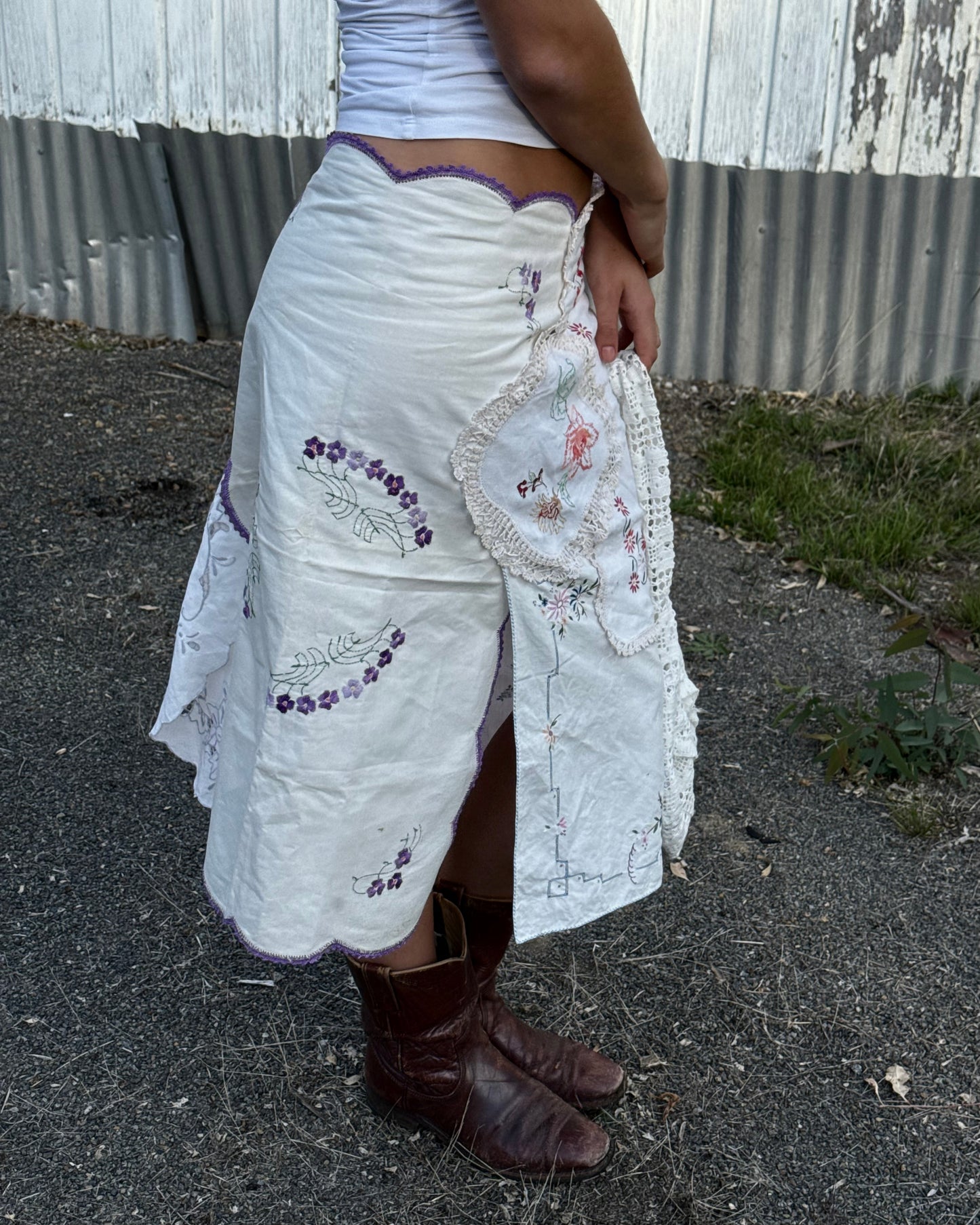 Floral Midi Skirt